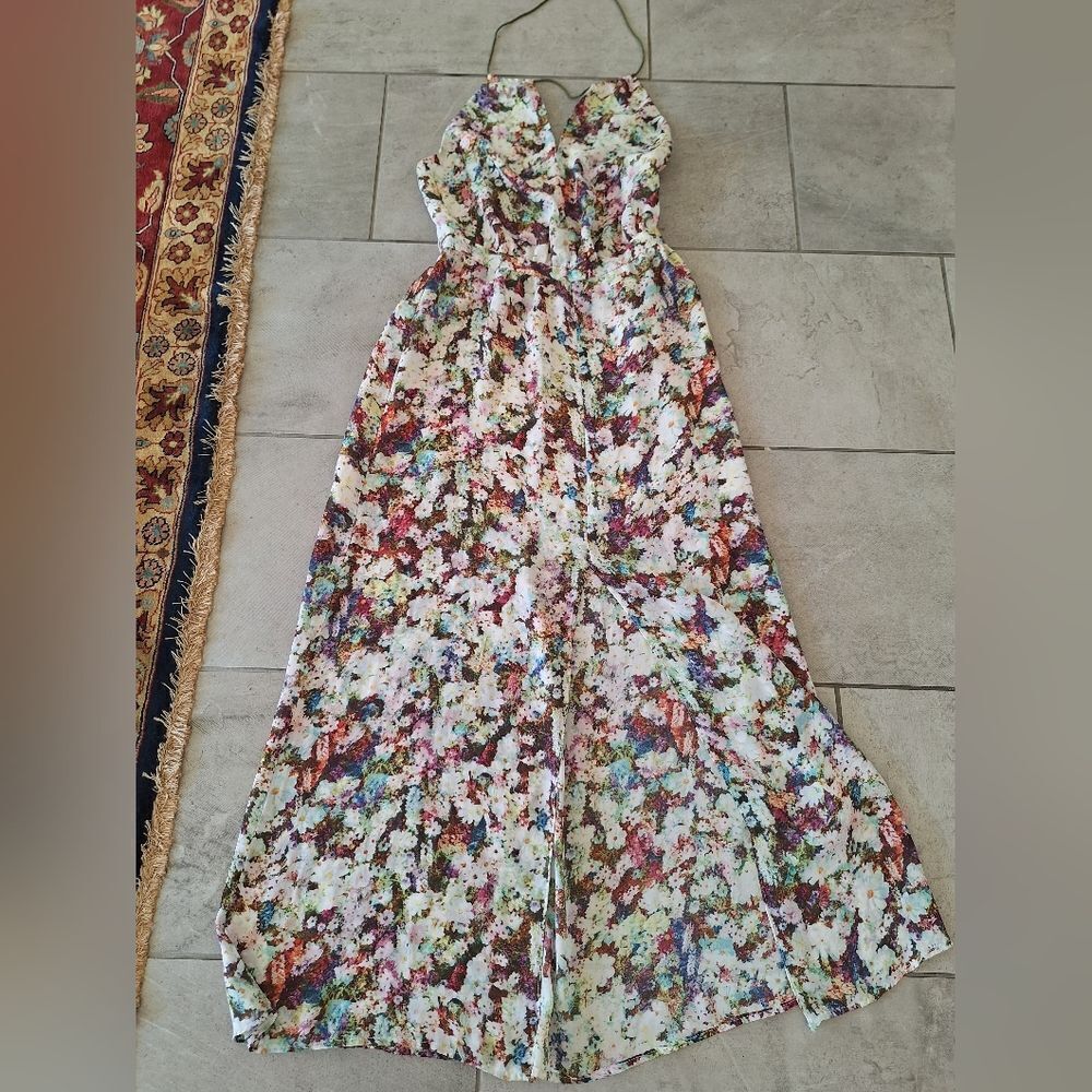 Guess Multicolor Floral Maxi Dress